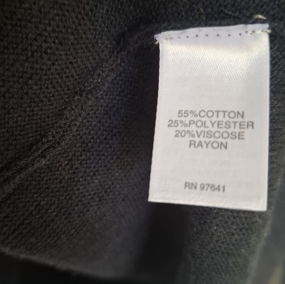 J.Jill V-neck Cottom Sweater Size XL Navy Blue - Picture 6 of 6